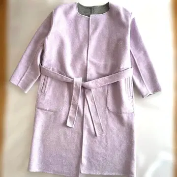 새상품급! LEPSIM 리버서블 노카라 코트 프리 사이즈