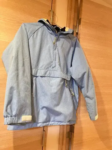 estivo 스카이블루 체크 무늬 자켓