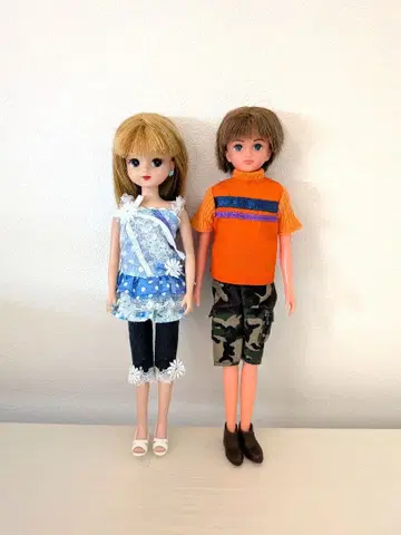 리카짱 카케루군 인형 2체 잡화 세트