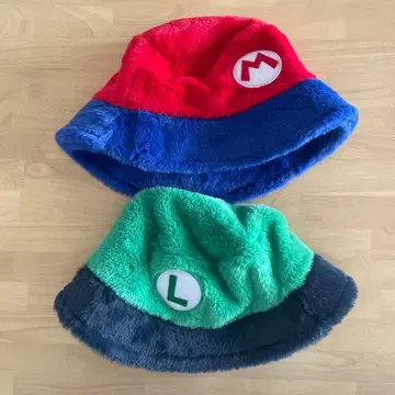 USJ 마리오와 루이지 캐릭터 모자 세트