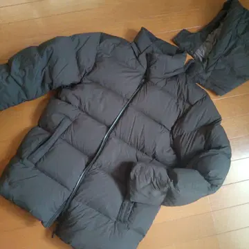 UNIQLO 파우더 소프트 다운 자켓 (NANODESIGN) 블랙 S