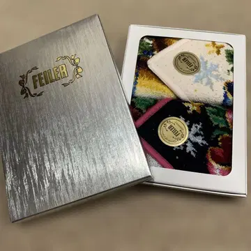 FEILER 워시 타월 손수건 2장 세트