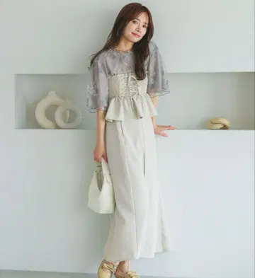 mysty woman*2way 코르셋 플레어 스커트