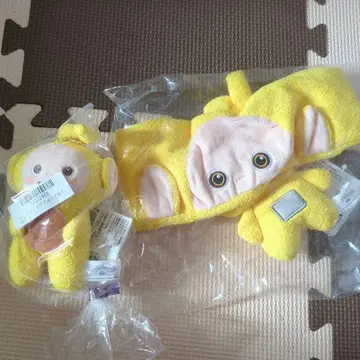 텔레토비즈 봉제 인형 키링 헤어밴드 세트