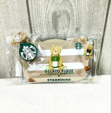 스타벅스 젤라피케 콜라보 멀티 케이스 모카 베이지 카드 포함