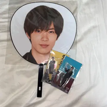 진구지 유타 아크릴 스탠드 & 부채 세트