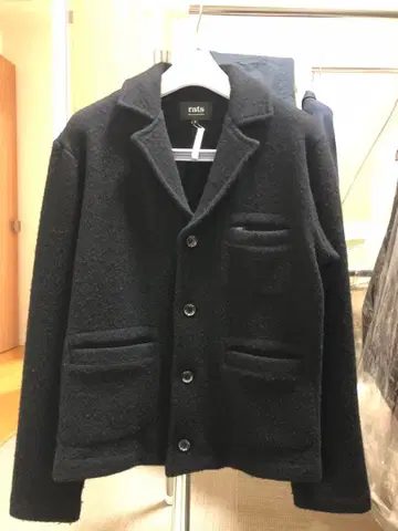 rats 블랙 버튼 자켓 S