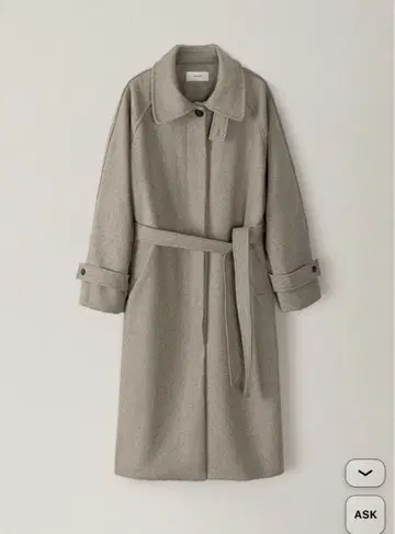 [가격 인하 중] ohotoro Dublin Coat 롱 코트 오트밀