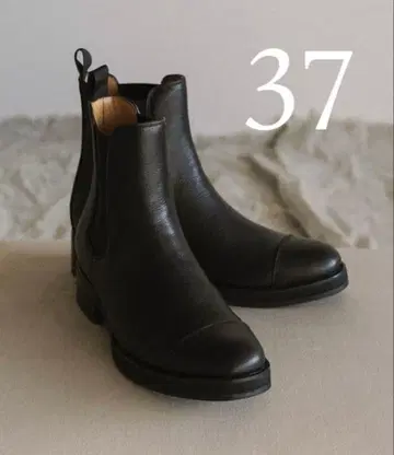 Shiun GRAIN CHELSEA BOOTS 37