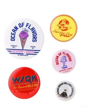 기묘한 이야기 캔뱃지 5개 세트