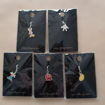 도쿄 디즈니 리조트 캐릭터 참 5개 세트