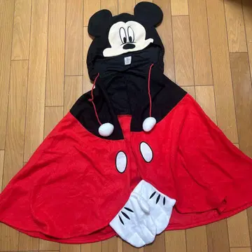 미키마우스 플리스 판초 케이프 겉옷 담요 디즈니