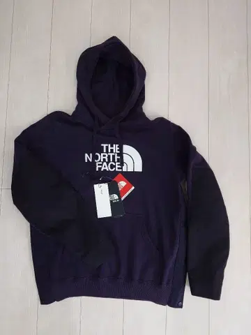 THE NORTH FACE sacai 콜라보 후드티 네이비 택 완비
