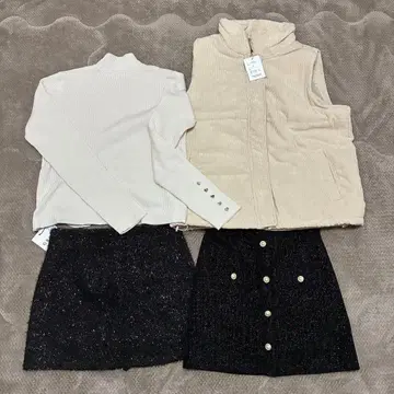 구레루 GRL 스웨터 스커트 베스트