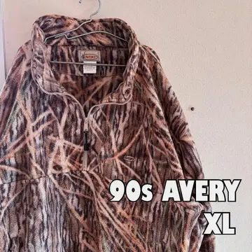 초레어 90s AVERY 하프 지퍼 플리스 자켓 빈티지