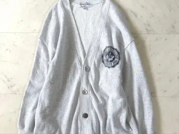 새상품급 아메리카나 스쿨 맨투맨 가디건 V넥 미들 기장 최근