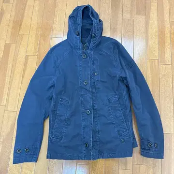 G-ATAR RAW M 사이즈 네이비 자켓 후드 부착