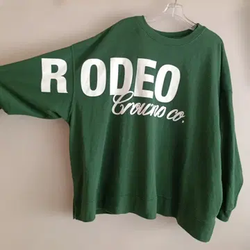 로데오 크라운 로고 속기모 맨투맨 (트레이닝복) FREE SIZE