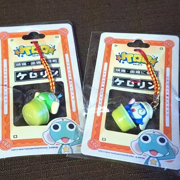 개구리 중사 케로로 케로린 스트랩 통 스트랩 2개 세트