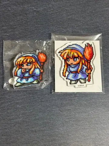 네이비 컴파일 뿌요뿌요 통 위치 묶음 판매 픽셀 마스코트 아크릴 스탠드