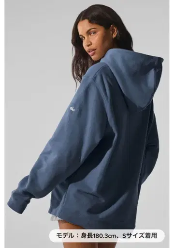 alo yoga 다크 블루 후디 S 사이즈