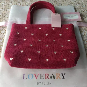 [ 새상품 미사용 ] LOVERARY 하트 백 레드 FEILER