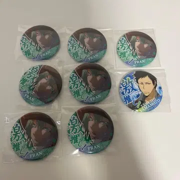 가정교사 히트맨 REBORN! 리본 캔뱃지 프랑 야마모토