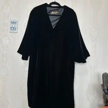 벨벳 코트 벨벳 기모노 코트