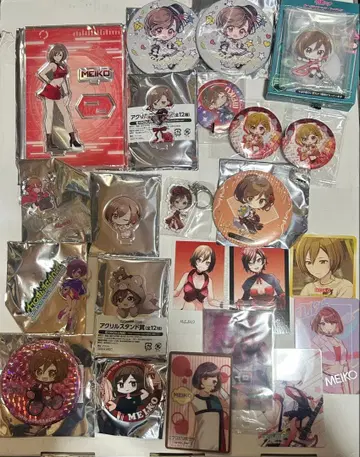 MEIKO 아크릴 스탠드 캔 배지 etc 세트