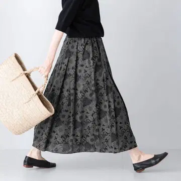 한 번 착용 카구레 리버티 프린트 스커트 스윔 덩크 레어