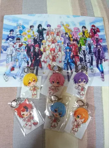 스토푸리 아크릴 키링 6개 세트 클리어 파일 굿즈 세트