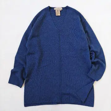 EXCURSION 니트 튜닉 기장 퓨어 울 100% 촉감 좋음