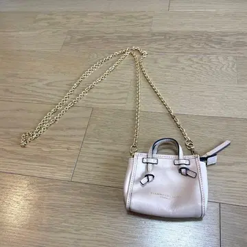 GIANNI CHIARINI 핑크 베이지 숄더백 미니 새상품급