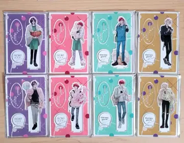 시크릿 x x x 테라피 게임 아크릴 스탠드 사복 업무복 8개 세트