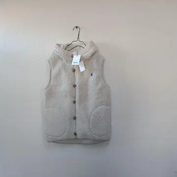 gymphlex 호두 단추 보아 후데트 베스트 미사용품