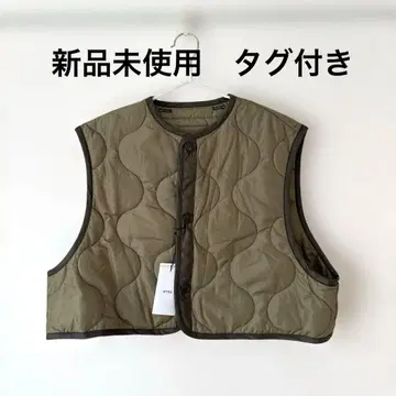 HYKE 하이크 퀼팅 베스트 QUILTED CROPPED VEST