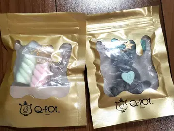 Q-pot. 한정판 백참 2개 세트 초 메루카리 시장 한정 가격!
