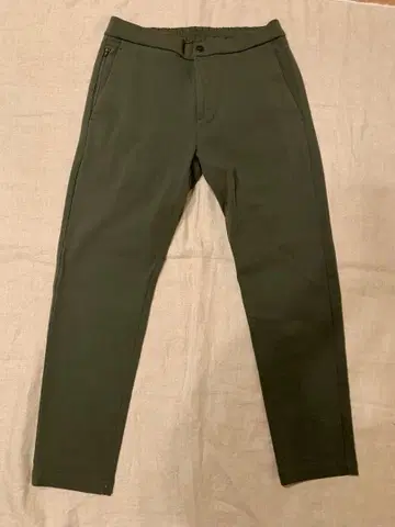 Theory 쾌적 스트레치 다크 그린 슬랙스 S