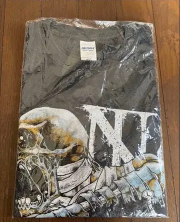 THE BONEZ Damaged Skull 셔츠 L 사이즈