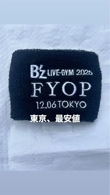 B'z 비즈 가챠가챠 리스트 밴드 도쿄 한정판 12/6