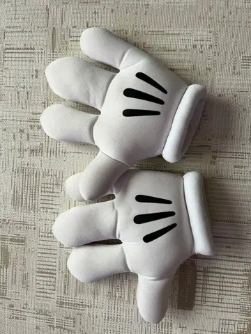 미키 손 모양 쿠션 장갑 미니 코스프레