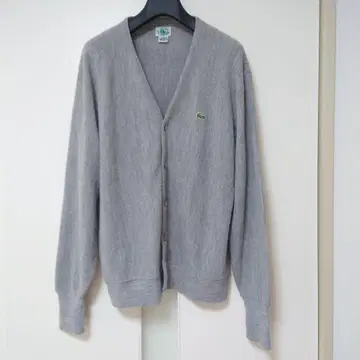 IZOD 라코스테 그레이 아크릴 가디건 USA L