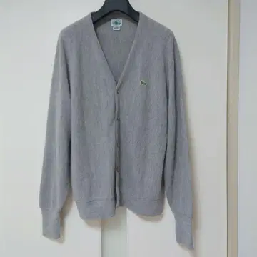 IZOD 라코스테 그레이 아크릴 가디건 USA L