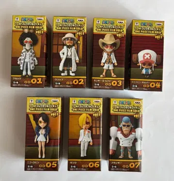 [ 미개봉 ] 원피스 WCF FILM GOLD vol.1 전 7종