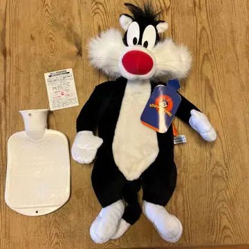 LOONEY TUNES 실베스터 봉제 인형 핫팩 세트