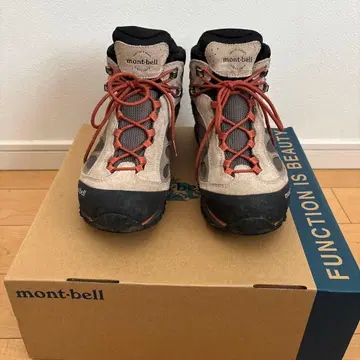 mont-bell 티톤 부츠 27.5cm 베이지/오렌지