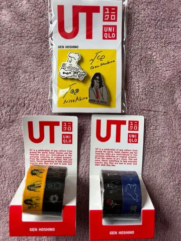 호시노 겐 니세아키라 UNIQLO 핀즈 세트 마스킹 테이프 묶음 세트