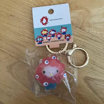 만박 미야쿠미야쿠 마스코트 클리어 컬러 키링 헬로키티