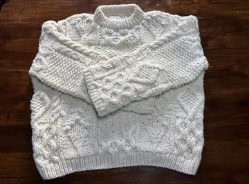 TODAYFUL 화이트 케이블 니트 스웨터