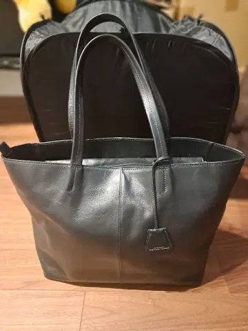 그린 레이블 릴랙싱 블랙 토트백 대용량 남성용